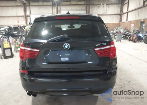 2015 BMW X3 xDrive28I z USA, uszkodzony, nr VIN 5UXWX9C57F0D45358